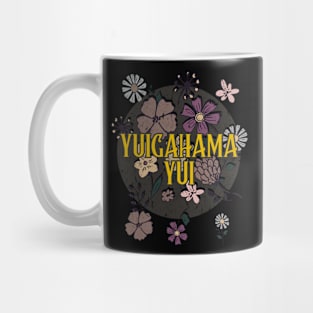 Aesthetic Proud Name Yui Flowers Anime Retro Style Mug